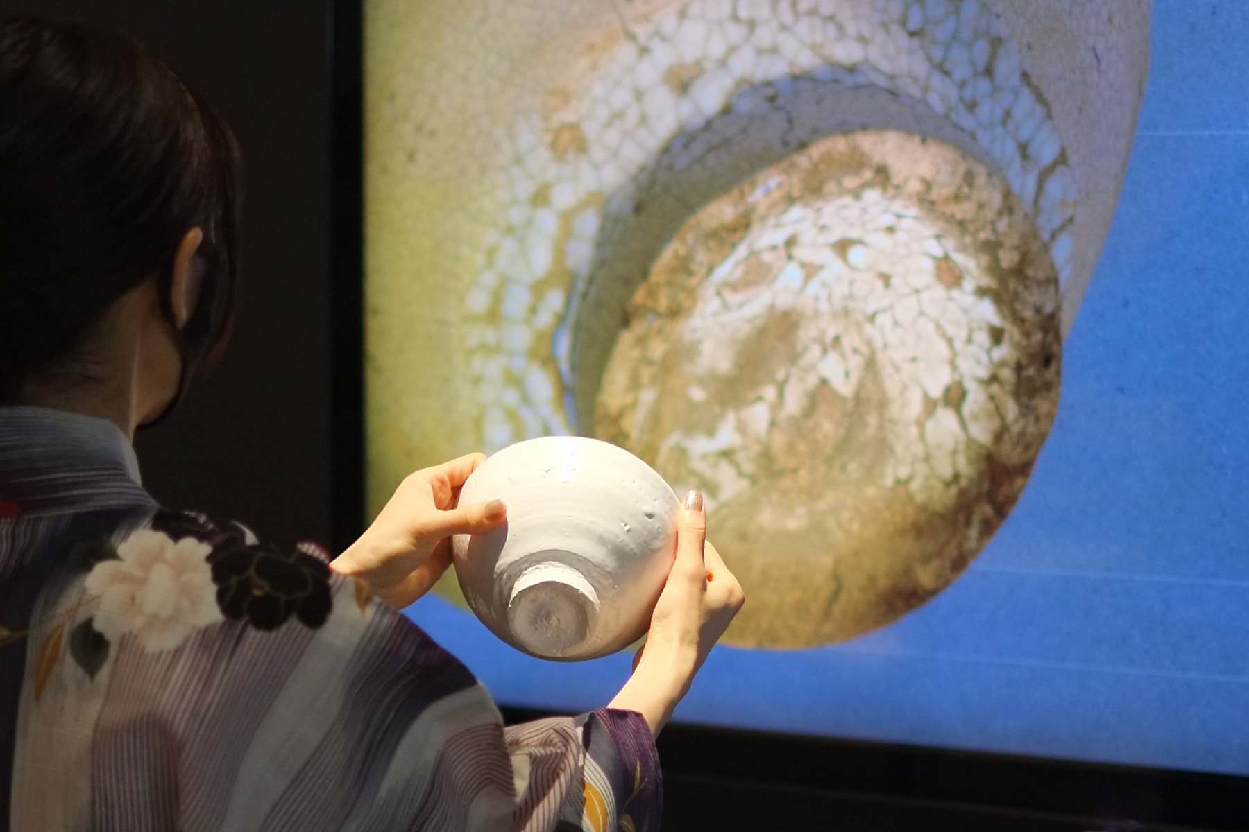 コントローラーと3DCGの連動の様子3